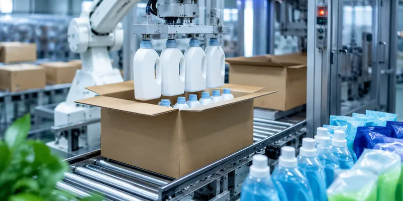 How Fabric Care and Detergent Manufacturers Are Cutting Packaging Costs With Automated Case Packers